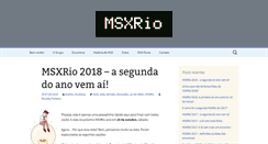 Desktop Screenshot of msxrio.com.br